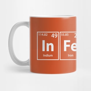 Infernal (In-Fe-Rn-Al) Periodic Elements Spelling Mug